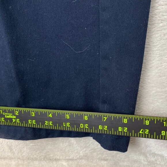 Dockers Mens Pants 42x30 Relaxed Fit Flat Front 100% Cotton Navy Straight Leg - Picture 6 of 9